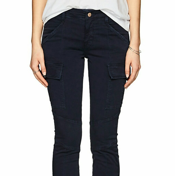 navy blue skinny cargo pants